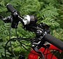 XML Headlight Mounted On Mountain Bike