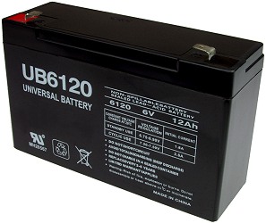 6 Volt 12 Amp Hour Sealed Lead Acid Batteries ...