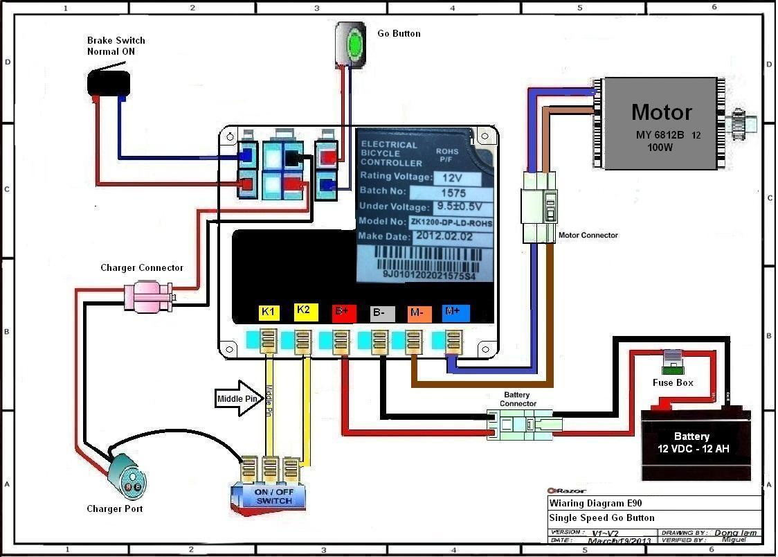 Schematic Pride Mobility Scooter Wiring Diagram from www.electricscooterparts.com