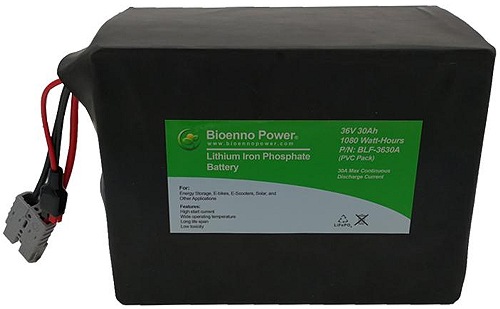 36V 30Ah LiFePO4 battery