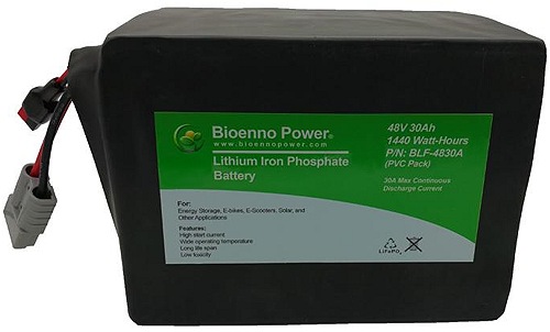 48V 30Ah LiFePO4 battery