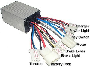 Power Rider® Electric Scooter Parts - ElectricScooterParts.com razor scooter battery wiring schematic 