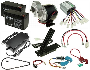 Electric Go Kart Kits Electricscooterparts 24 Volt Electric Go Kart Conversion Kits